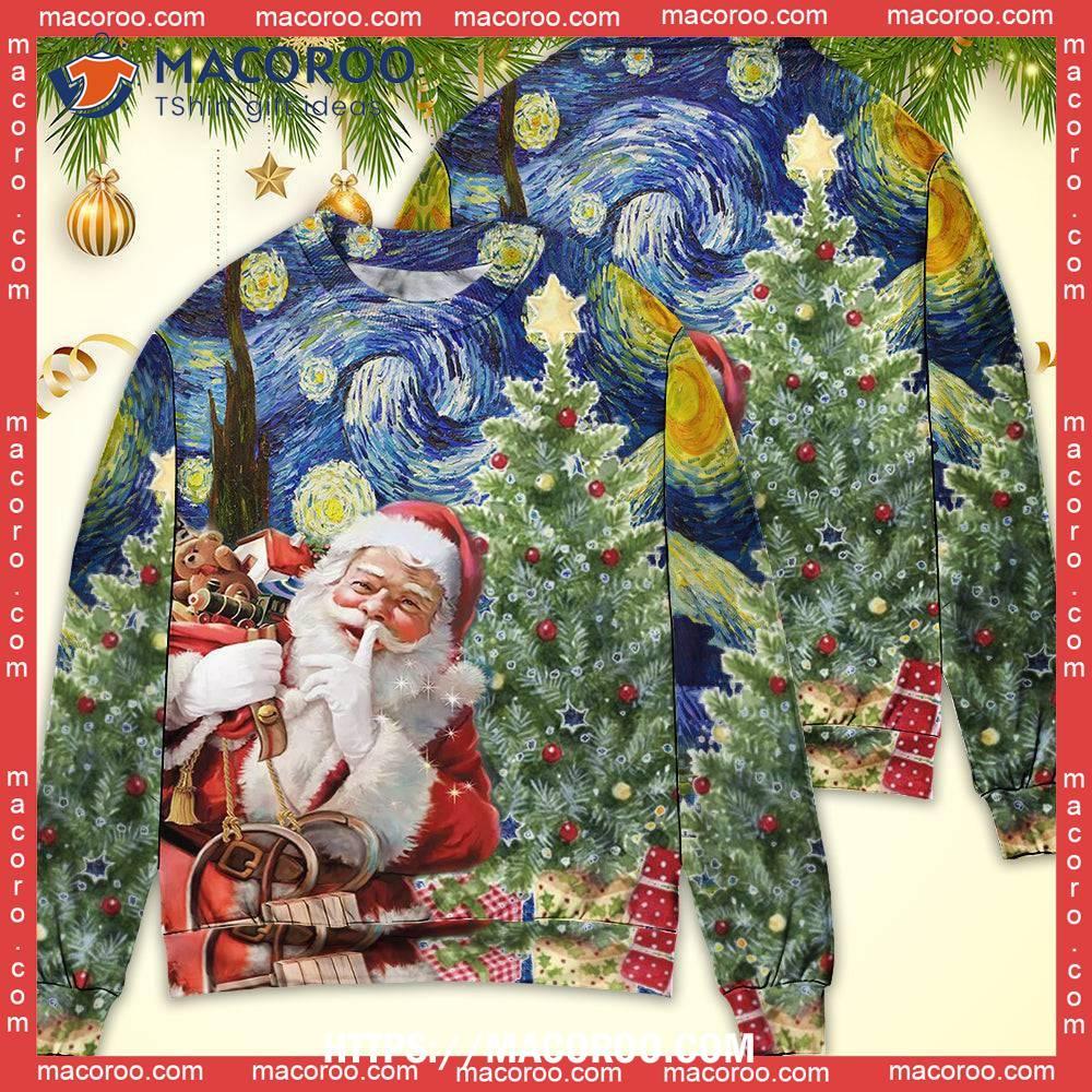 Christmas Shhhhh! It's Secret Gift For You Santa Sweater 8 Christmas Shhhhh! It's Secret Gift For You Santa Sweater