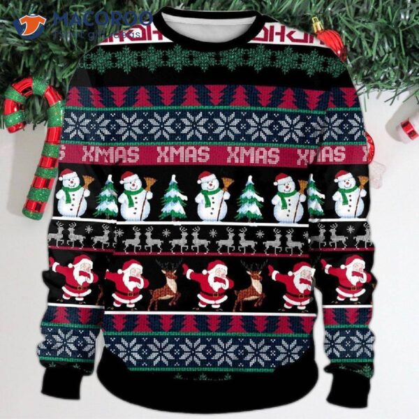 Christmas Snowman Ugly Sweater