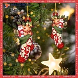 Christmas Sock-shaped Custom Acrylic Ornament