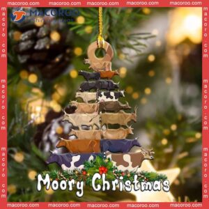 Christmas Tree Hanging Party Decor Custom-shaped Name Acrylic Ornament