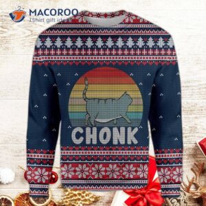 Chunky Cat Ugly Christmas Sweater