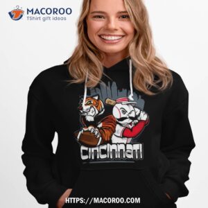 Cincinnati Bengals X Cincinnati Reds Art By Eric Poole Unique Shirt 2 cincinnati bengals x cincinnati reds art by eric poole unique shirt hoodie 1