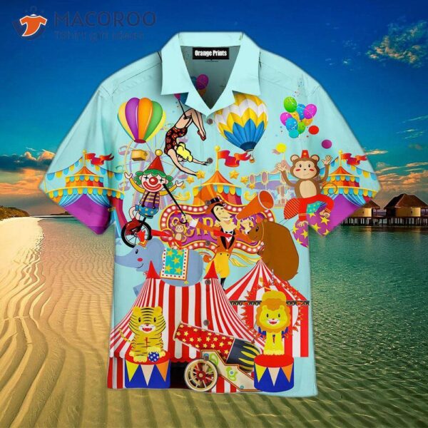 Circus Animal Hawaiian Shirt