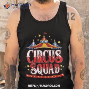 circus squad event carnival staff birthday party theme show shirt tank top