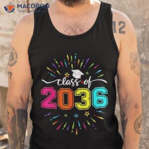 class of 2036 first day kindergarten grow with me boys girls shirt tank top 1