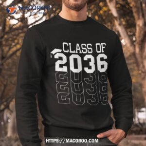 class of 2036 first day school grow with me graduation shirt sweatshirt