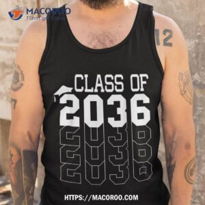 class of 2036 first day school grow with me graduation shirt tank top