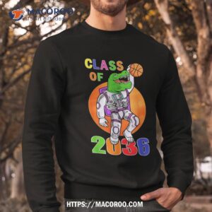 class of 2036 grow with me astronaut dinosaur trex space shirt sweatshirt