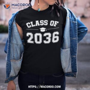 Class Of 2036 Grow With Me First Day Of School Graduation Shirt