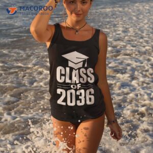 class of 2036 grow with me first day school boys girls shirt tank top