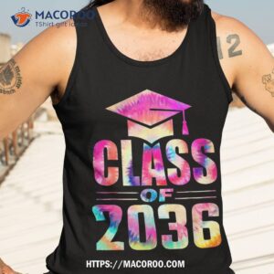 class of 2036 grow with me first day school tie dye shirt tank top 3