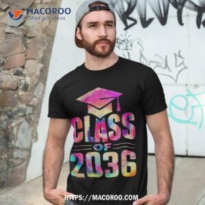 Class Of 2036 Grow With Me First Day School Tie Dye Shirt