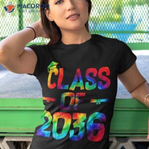 class of 2036 grow with me graduation first day tie dye shirt tshirt 1