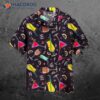 Classic Tropical Margarita Cocktails And Colorful Hawaiian Shirts