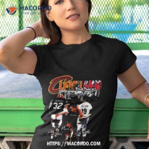 cleveland browns jim brown cavaliers price and guardians feller signatures 2023 shirt tshirt 1