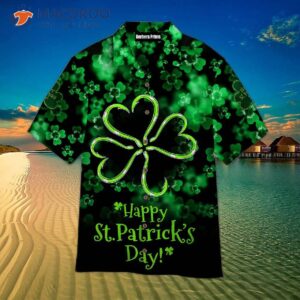 Clover Happy St. Patrick’s Day Green Shamrock Hawaiian Shirts