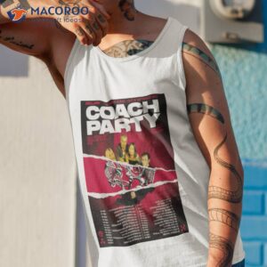 coach party uk eu headline tour 2023 poster shirt tank top 1
