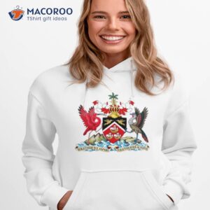 coat of arms of trinidad and tobago tapestry shirt hoodie 1