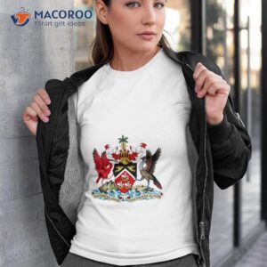 coat of arms of trinidad and tobago tapestry shirt tshirt 3