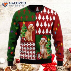 Cockapoo “ho Ho Ho” Ugly Christmas Sweater