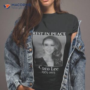 Coco Lee Hong Kong Singer Rip Rest In Peace Arshirt