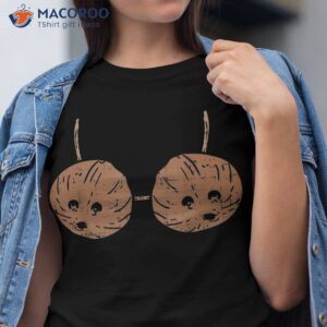 Coconut Bra Hawaiian Tiki Hula Party Diy Halloween Costume Shirt