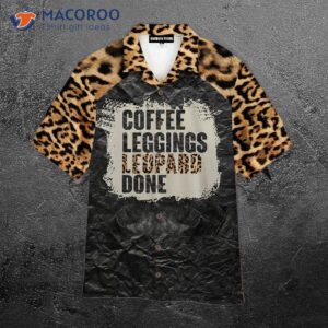 Coffee-leopard Hawaiian Shirts