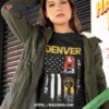 Colorado Rockies Denver Nuggets Denver Broncos Colorado Avalanche With Usa Flag Shirt