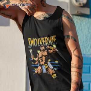 colored characters marvel swolverine shirt tank top 1
