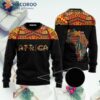 Colorful African Vintage Ugly Christmas Sweater