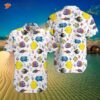Colorful Hawaiian Shirts With White Fish