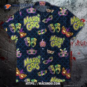 Colorful Mardi Gras Fat Tuesday Carnival Hawaiian Shirt