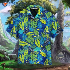colorful summer vibes tropical pattern hawaiian shirts 1