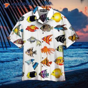 colorful tropical fish art hawaiian shirts 1