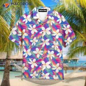 Colorful Tropical Flower And Leaf Hawaiian Shirts