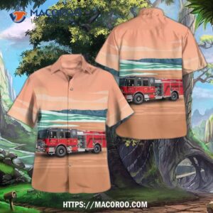 Commack, New York, Commack Fire Department Hawaiian Shirt