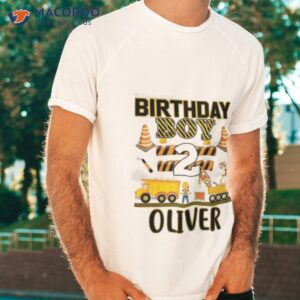 Construction Birthday Shirt