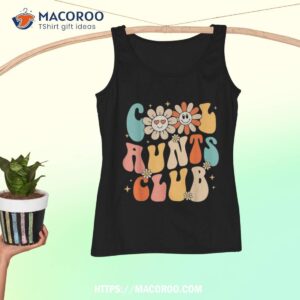 cool aunt club groovy retro funny aunt club aunties shirt tank top