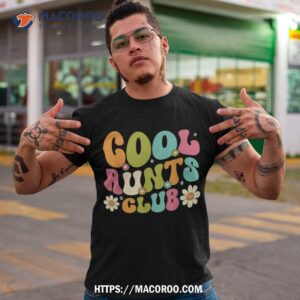 Cool Aunt Club Funny Smile Colorful Cool Aunt Club Aunties Shirt