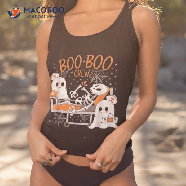 Cool Boo Crew Ghost Doctor Paramedic Nurse Halloween Shirt