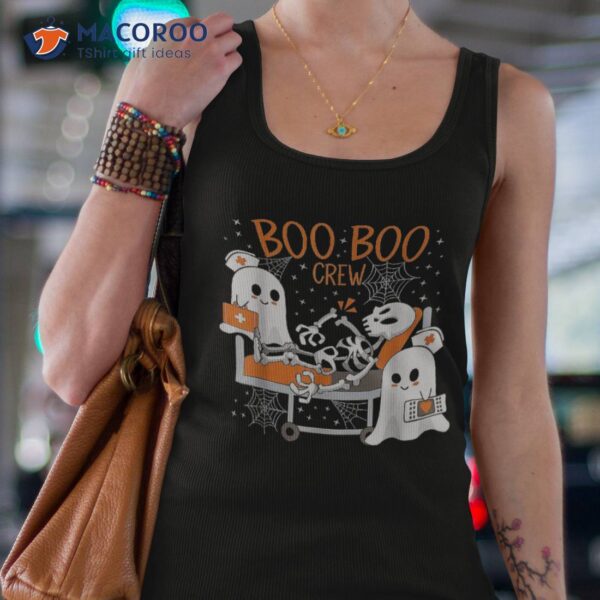 Cool Boo Crew Ghost Doctor Paramedic Nurse Halloween Shirt