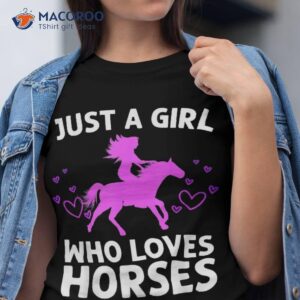 cool horse for girls cowgirl unique racing shirt tshirt