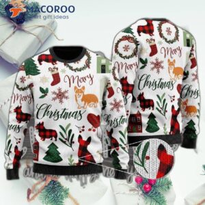 Corgi Dog Ugly Christmas Sweater