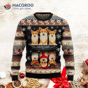 Corgi Dog Ugly Christmas Sweater