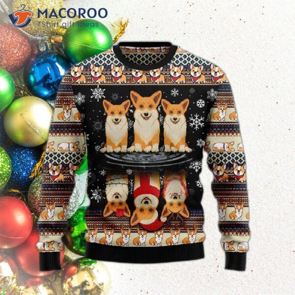 Corgi Dog Ugly Christmas Sweater