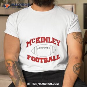 cory monteith mckinley football shirt tshirt