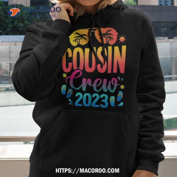 Cousin Crew 2023 Family Summer Vacation Beach Sunglasses Shirt