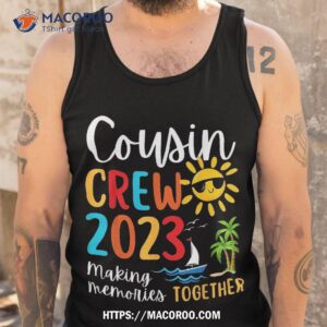 cousin crew 2023 for summer vacation beach family matching shirt tank top