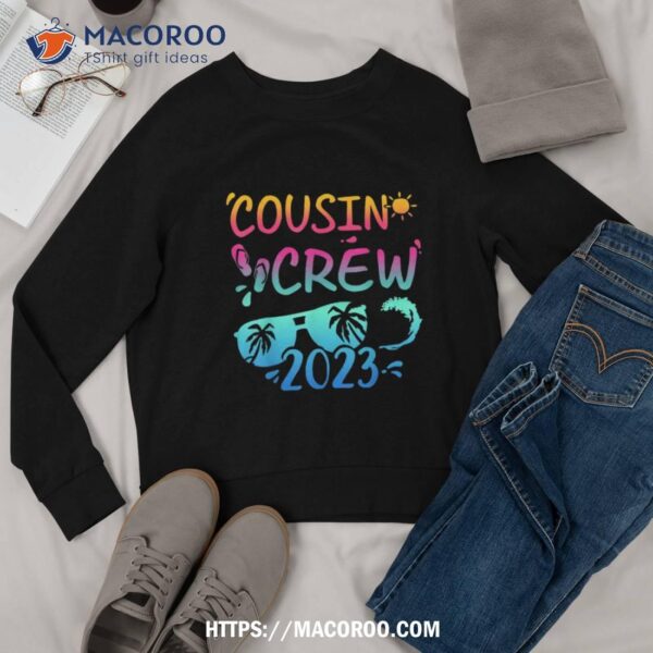 Cousin Crew 2023 For Summer Vacation Holiday Family Camp Shirt