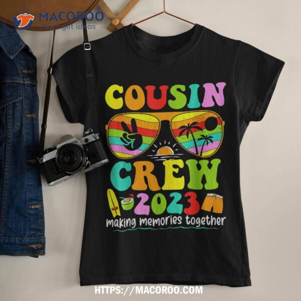 Cousin Crew 2023 Summer Vacation Beach Family Matching Trip Shirt